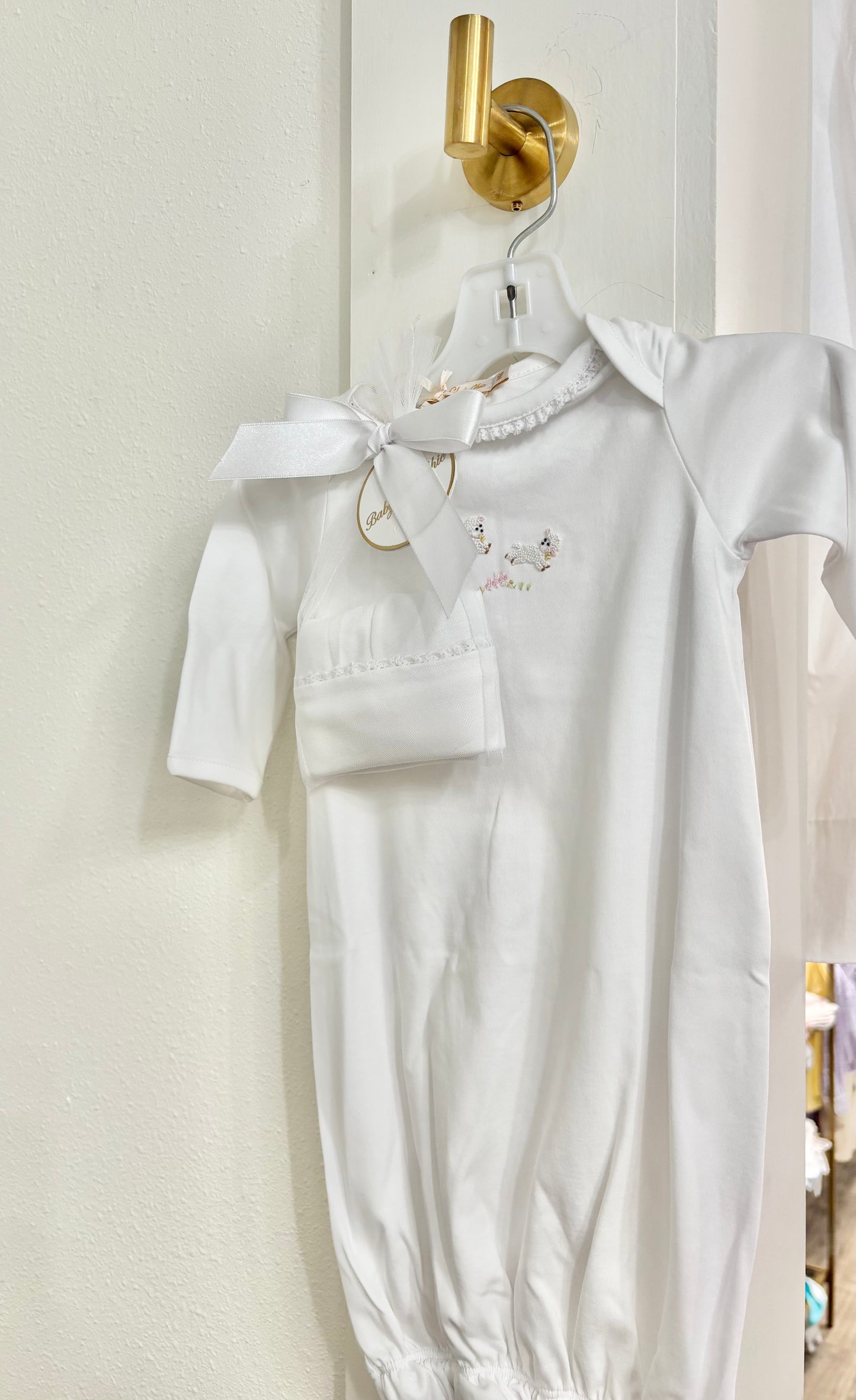 Convertible Gown with Hat Set