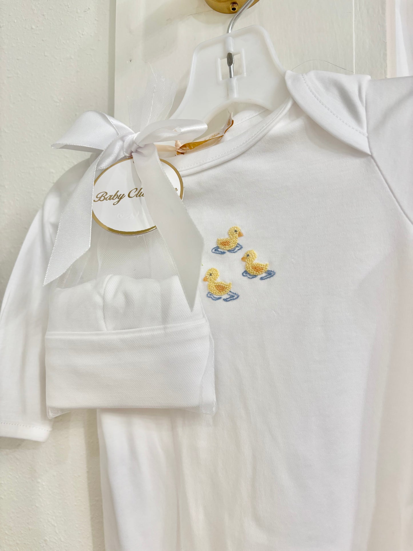 Convertible Gown with Hat Set