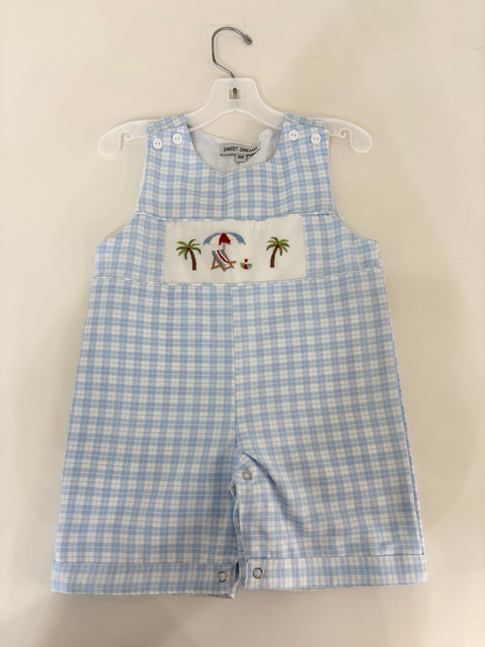 Beachside Blue Plaid Jon Jon