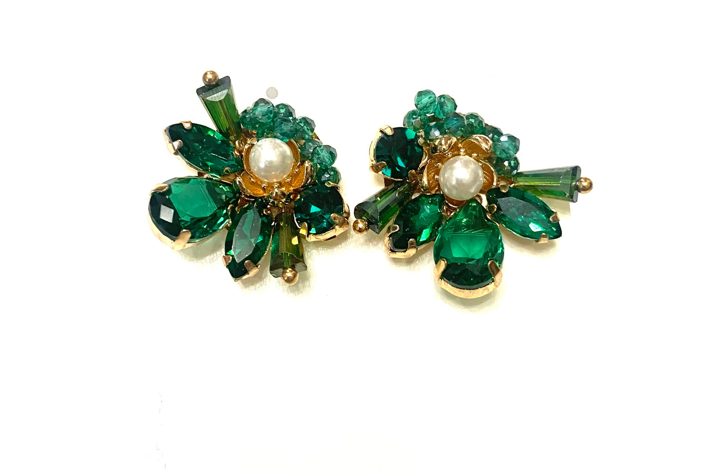 Emerald Cluster Stud