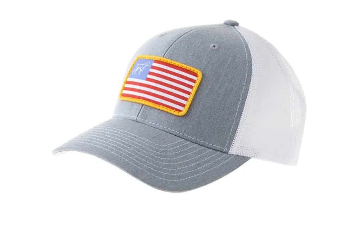 Youth USA Hat- Grey