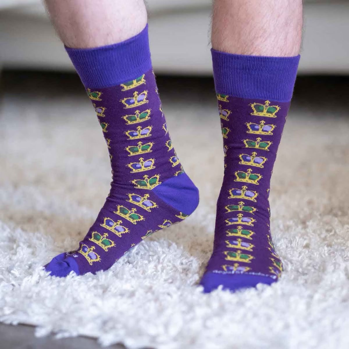 Men's Mardi Gras Socks