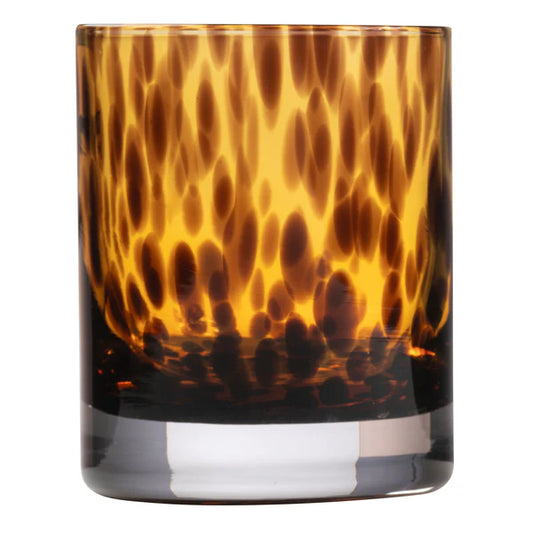 Amber Black Smoke Whiskey Glass