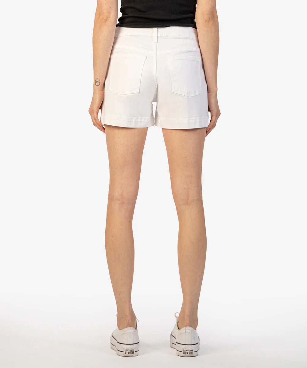 Jane High Rise Short in Ecru