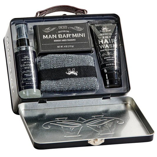 Man Bar Travel Kit- Midnight Amber
