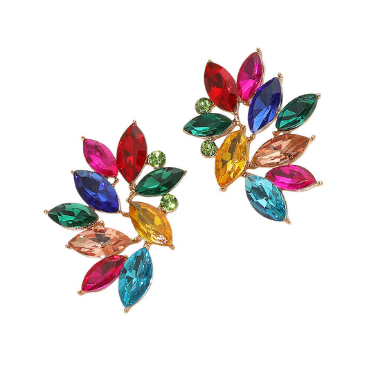 Marquise Cluster Earrings