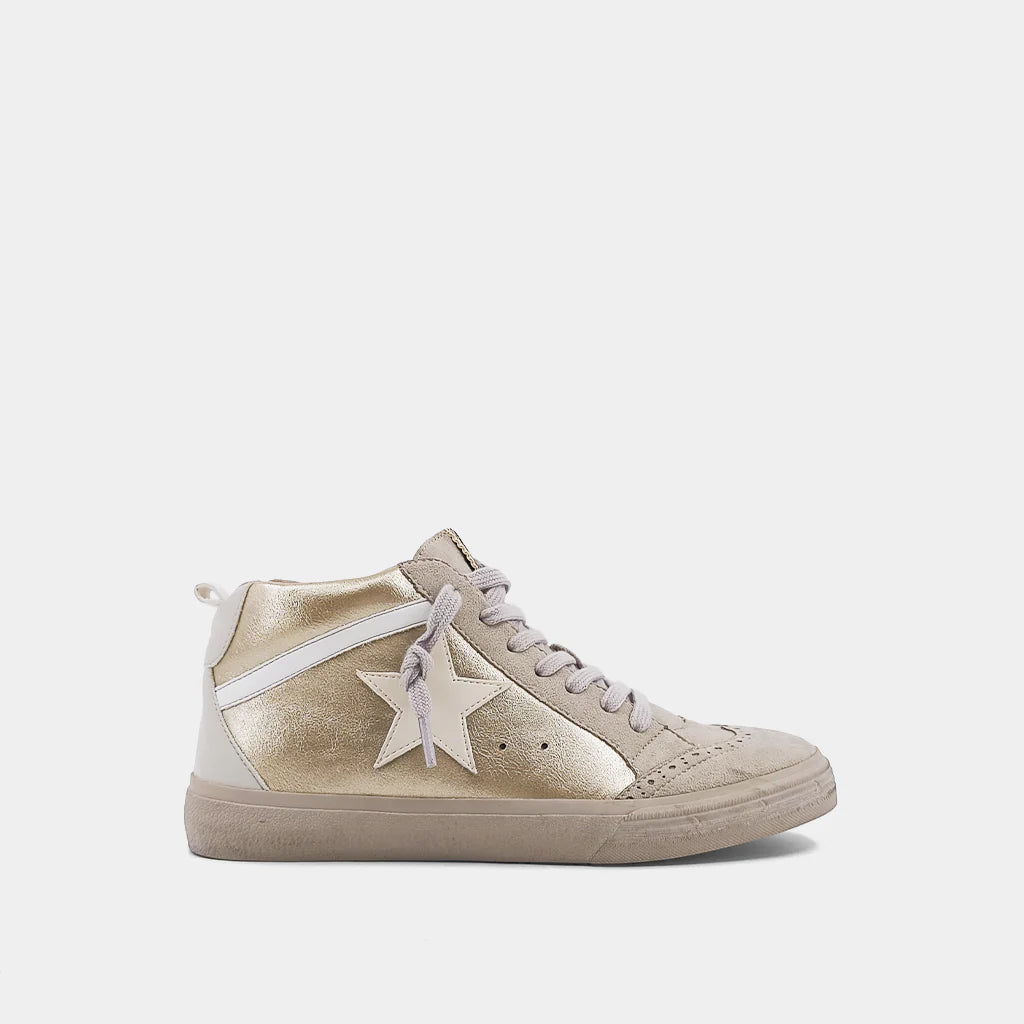 Paulina Gold Sneaker