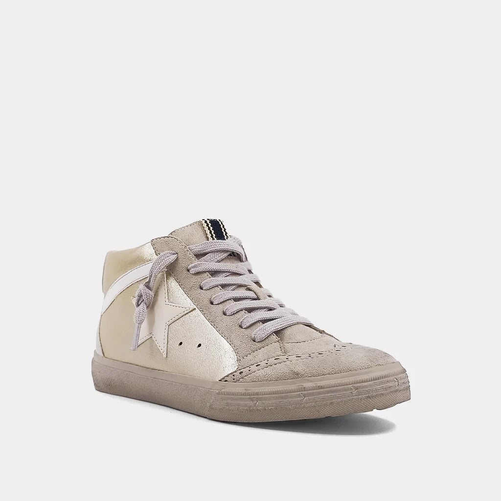 Paulina Gold Sneaker