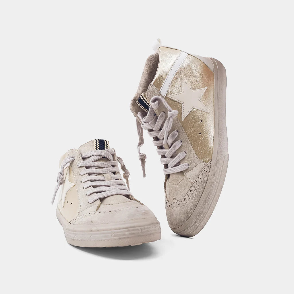 Paulina Gold Sneaker