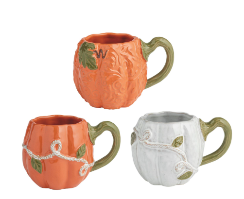 Pumpkin Vine Mugs
