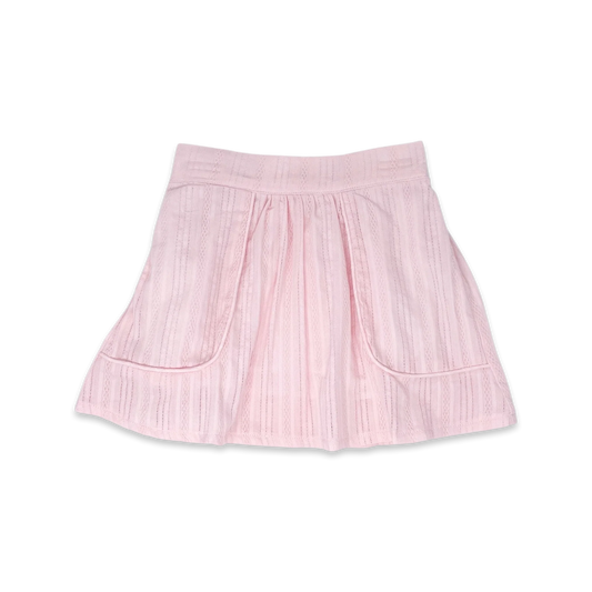 Isabella Skirt- Pink Linen
