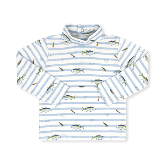 Tiny Tot Turtleneck Fish Tales