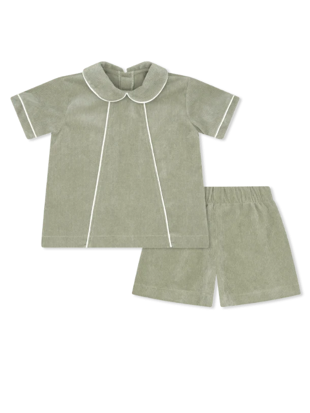 Adam Short Set- Sweetgrass Corduroy
