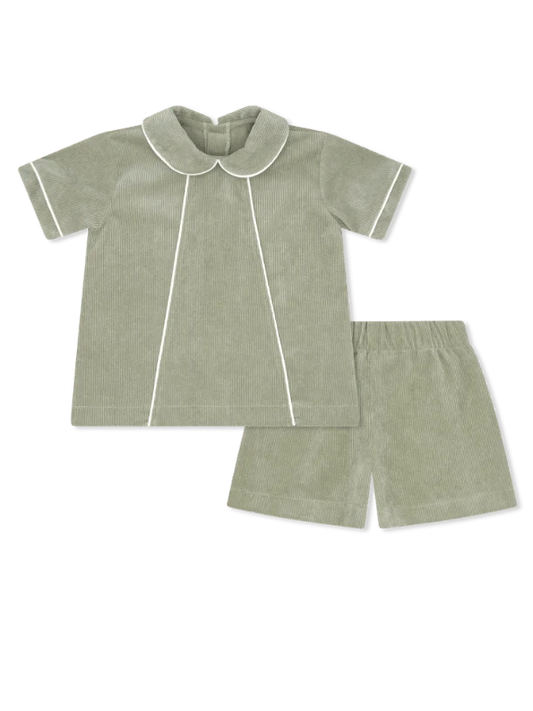 Adam Short Set- Sweetgrass Corduroy