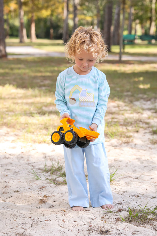 Boys Construction Pants Set