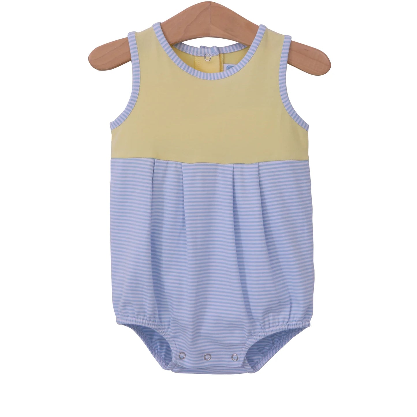 Charlie Bubble - Light Blue Stripe with Yellow