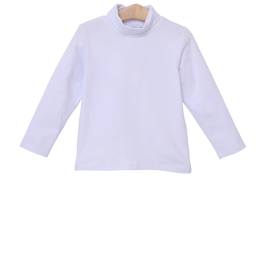 Taylor Unisex Turtleneck- White