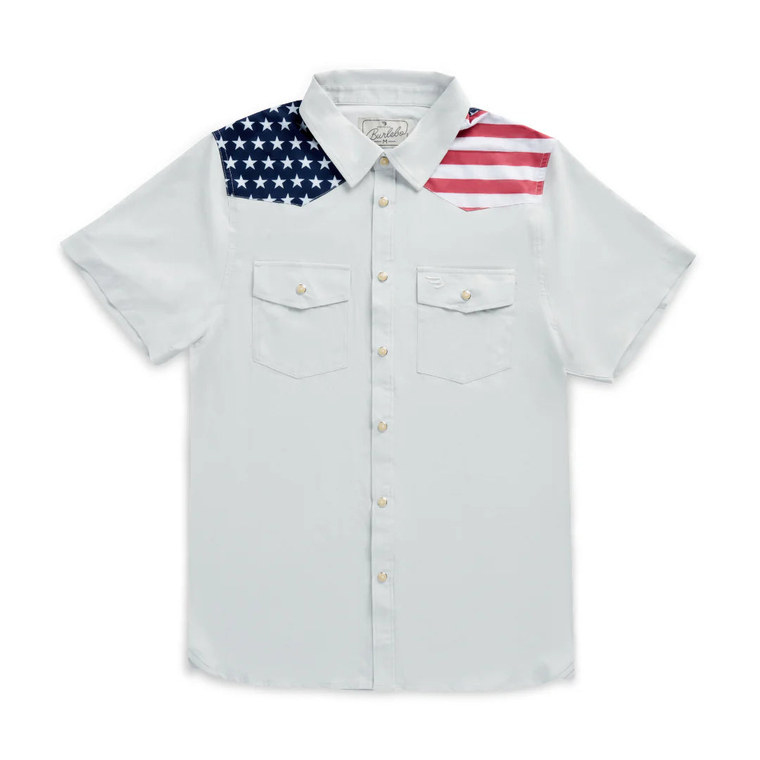 Burlebo Performance Western Shirt- All American