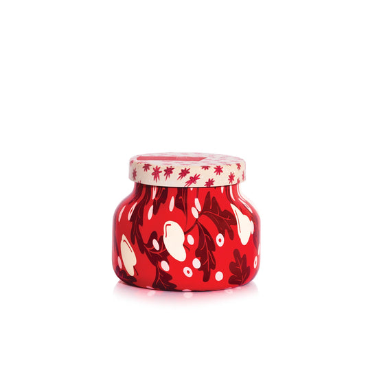 Apple Cider Social Holiday Pattern Play Petite Candle