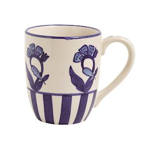Blue Floral Mugs
