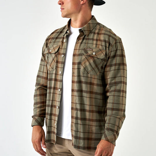Burlebo Flannel Shirt - Timber Brown