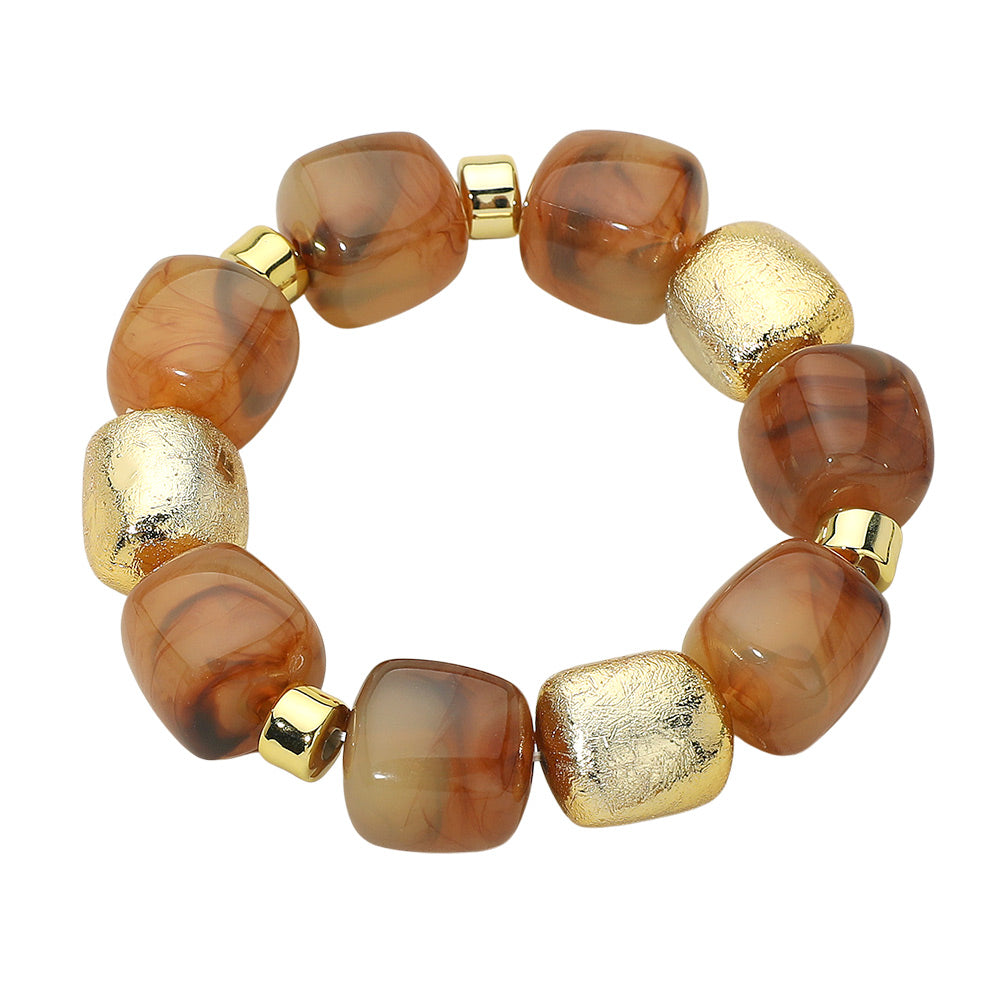 Chunky Marble Bracelet
