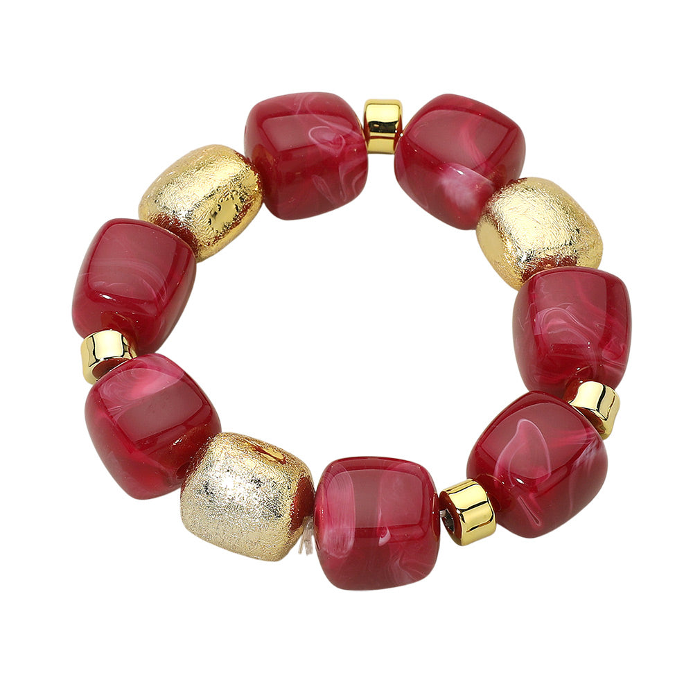 Chunky Marble Bracelet