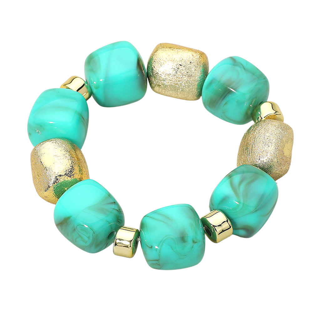 Chunky Marble Bracelet