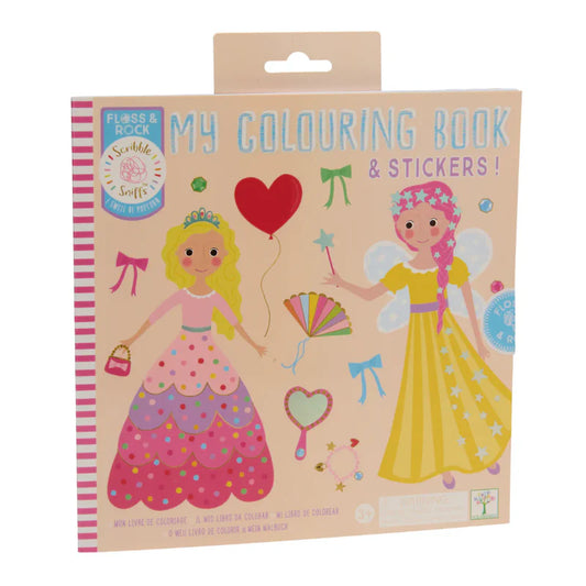 Princess and Dino Coloring Books