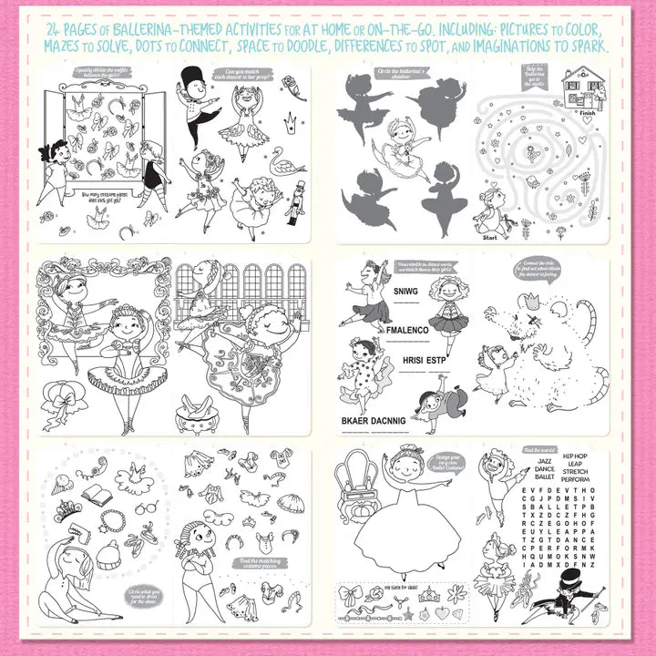 Pretty Ballerinas Fun Activity Book