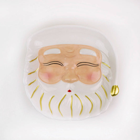 8" Santa Dessert Plate
