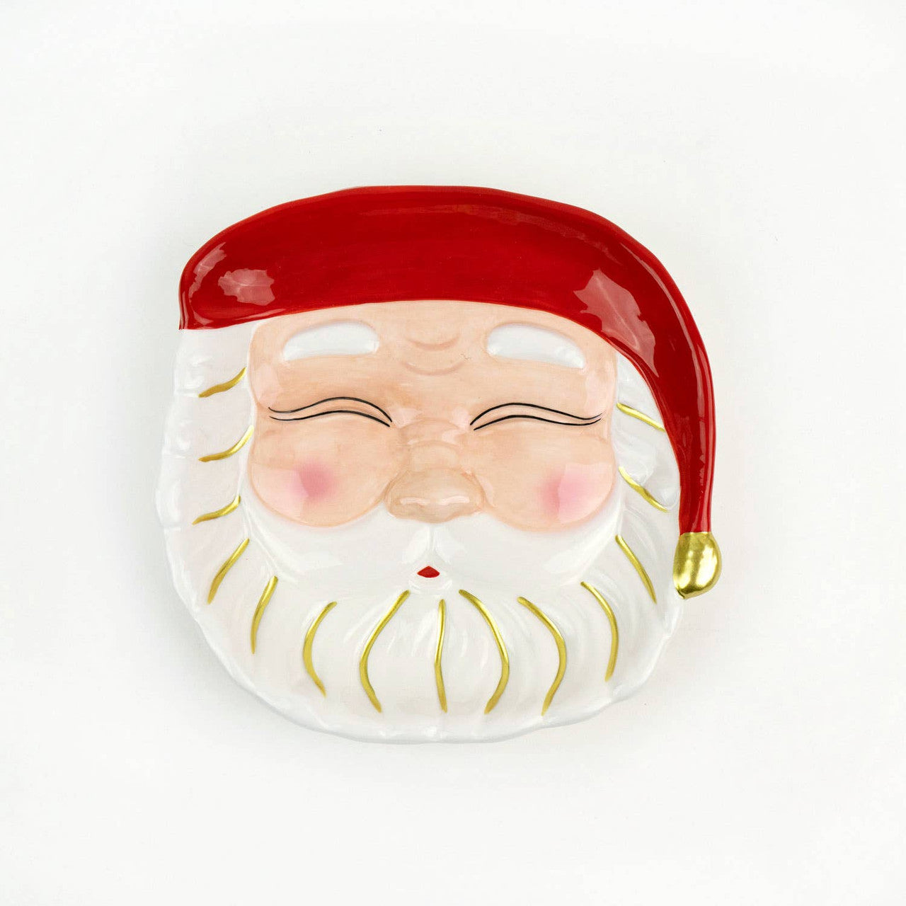 8" Santa Dessert Plate