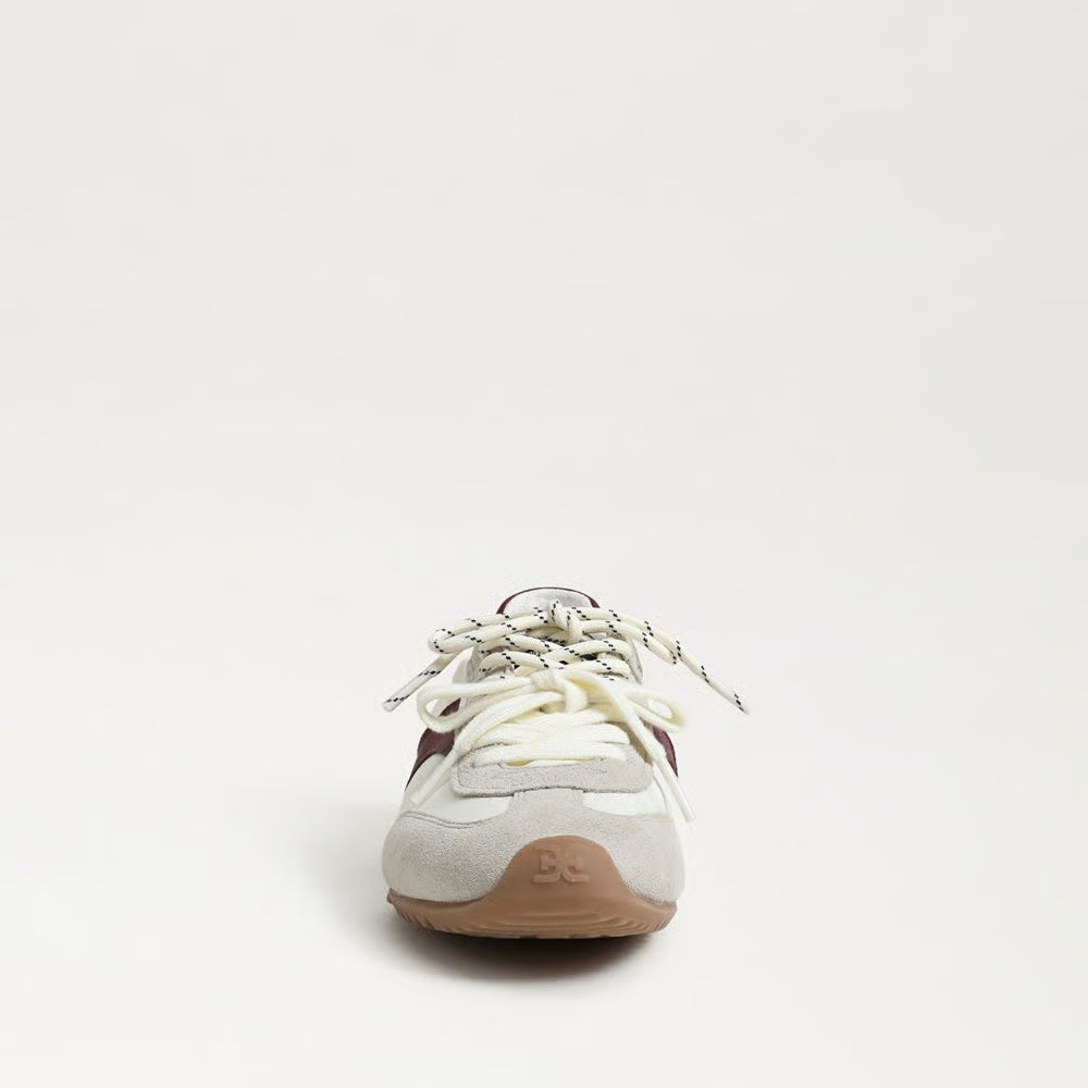 Ivanna Lace Up Sneaker, White Multi Nylon/Suede