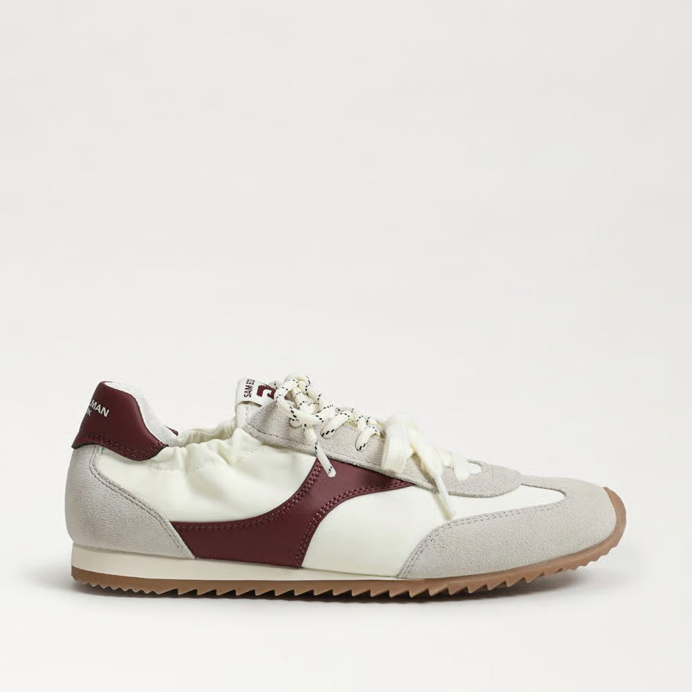 Ivanna Lace Up Sneaker, White Multi Nylon/Suede