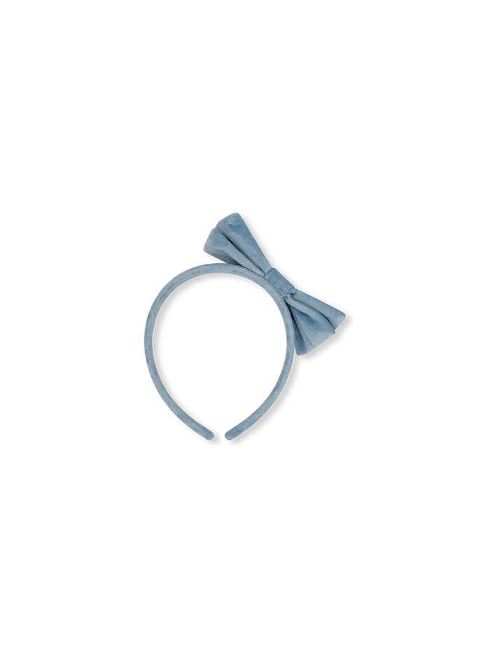 Hadley Headband- Belle Haven Blue Velvet