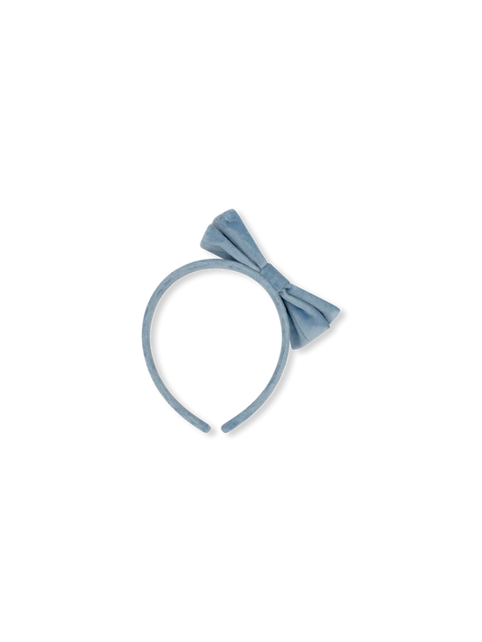 Hadley Headband- Belle Haven Blue Velvet