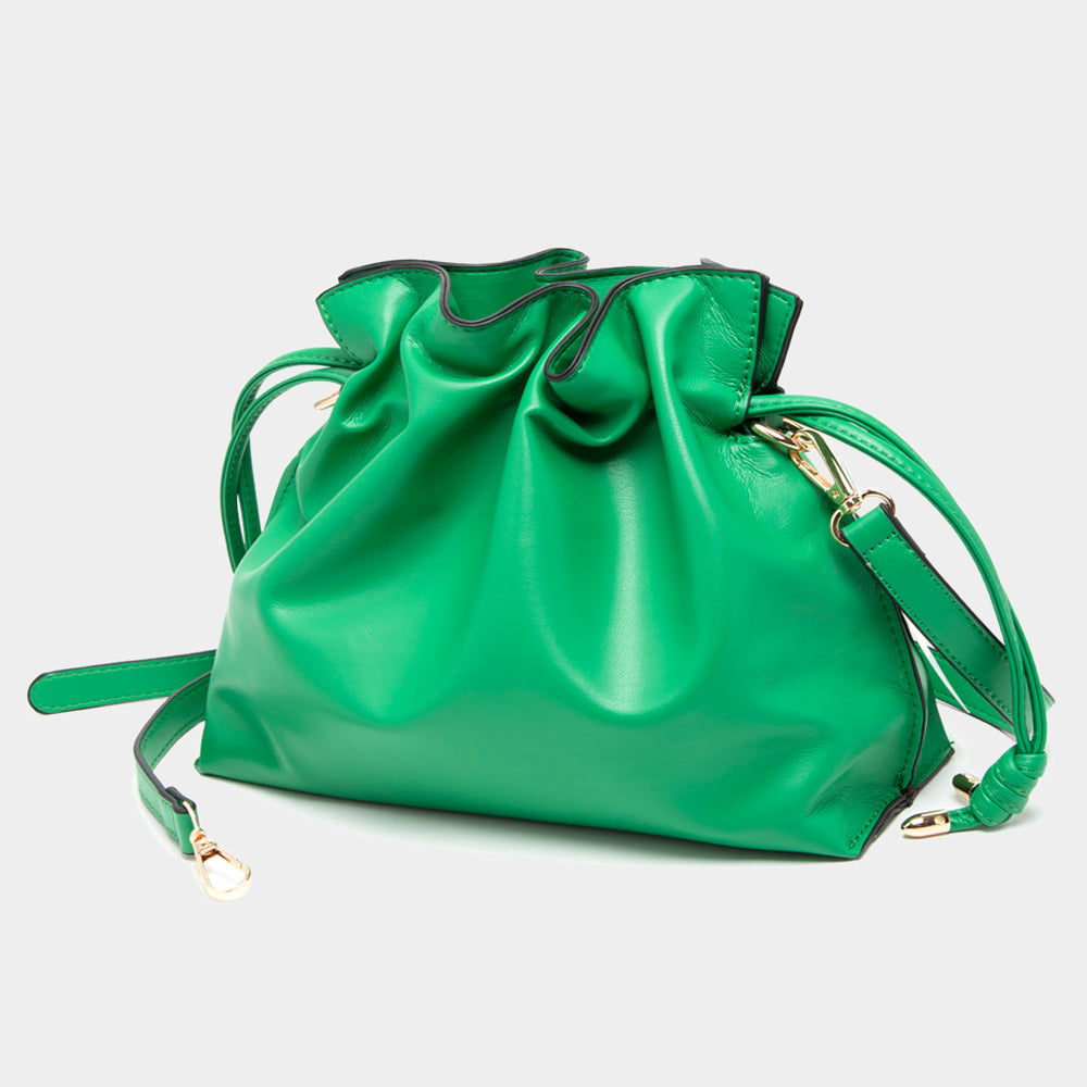 Kelly Green Butterfly Bucket Bag