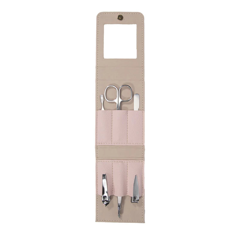 Leah Manicure Set in Pearl White