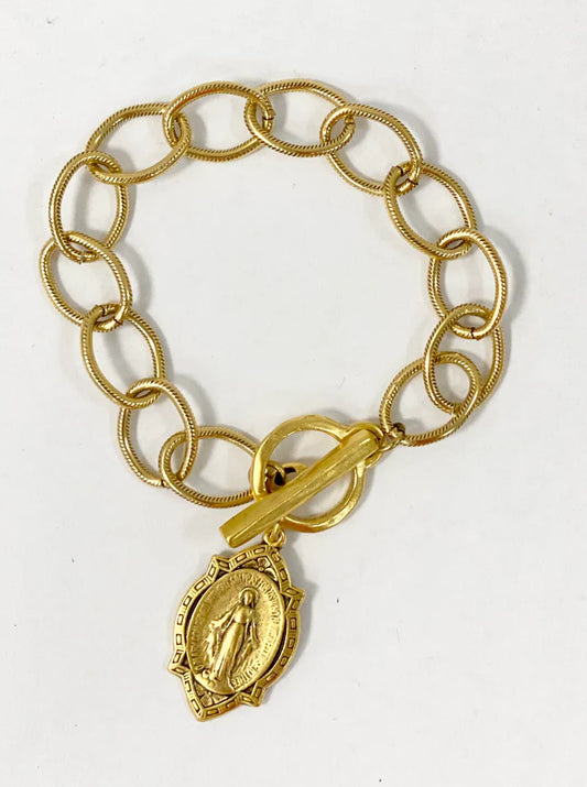 Chunky Chain Bracelet Unique Mary