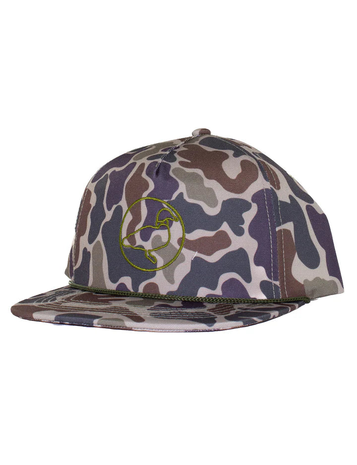 Mens Rope Hat Vintage Camo