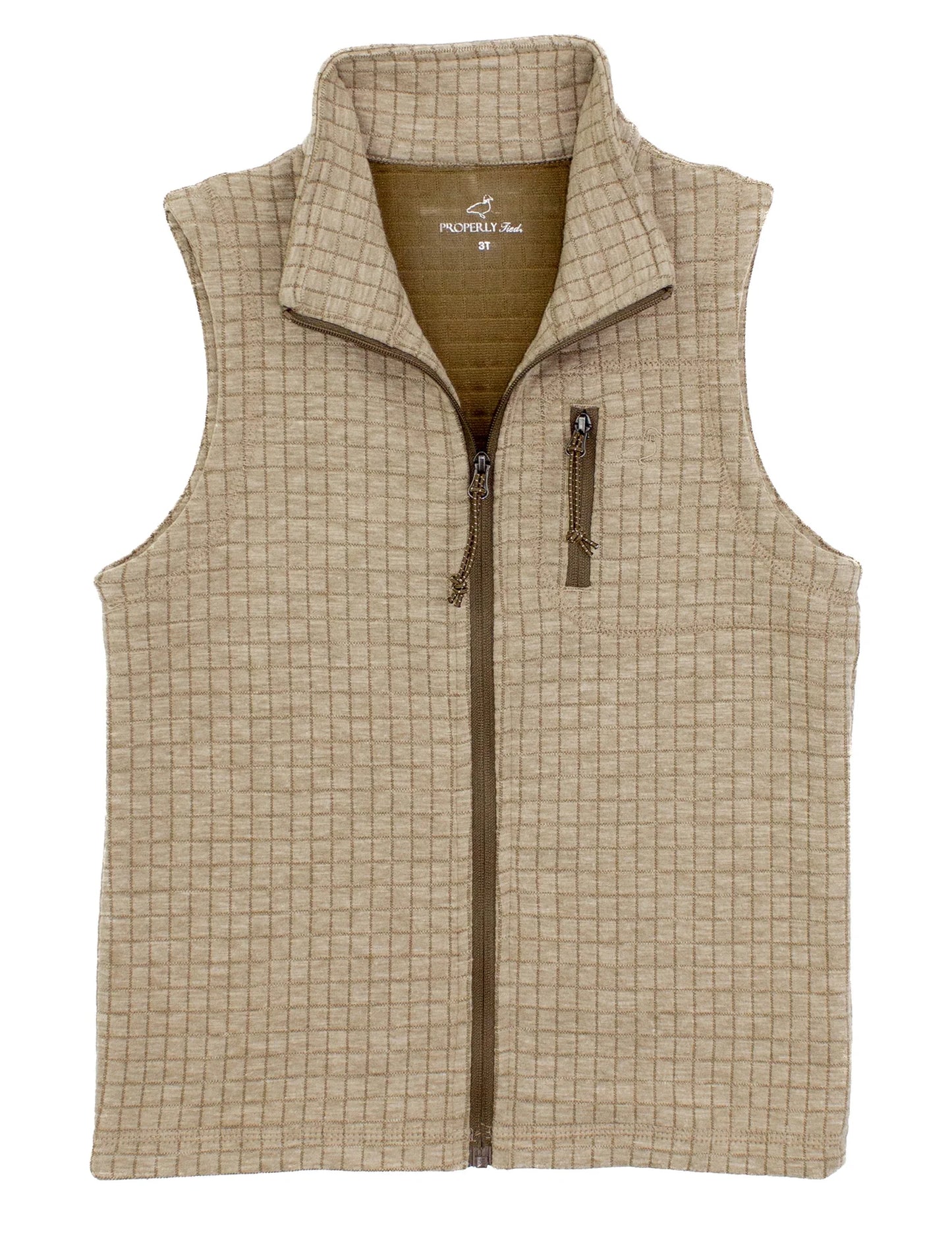 Boys Delta Vest- White Oak
