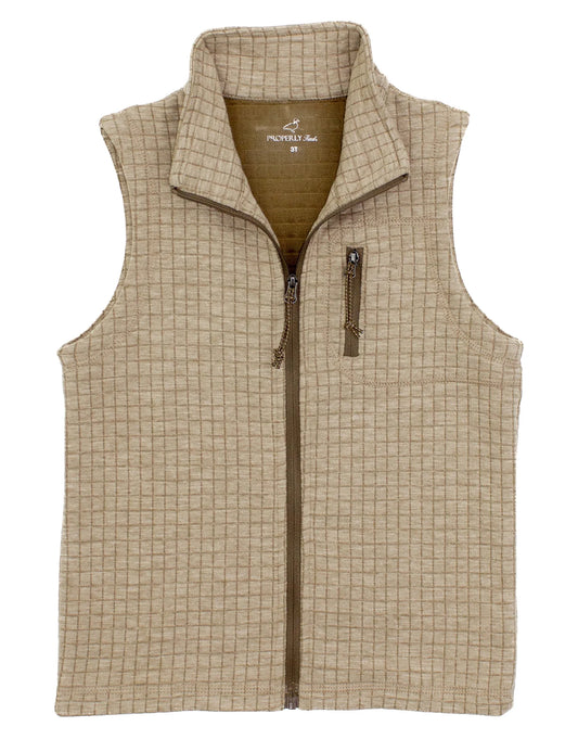 Boys Delta Vest- White Oak