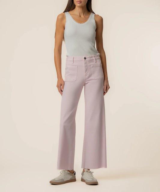 Meg High Rise Wide Leg in Princess