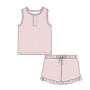 Ocean Grid Seaside Ruffle Set