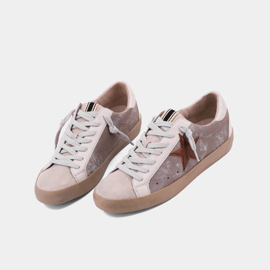 Paula Taupe Denim Sneaker