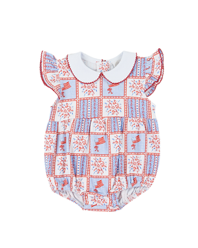 Patriotic Patchwork Penelope Prep Bubble