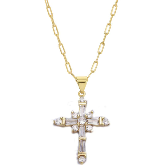 Princess Cross Necklace