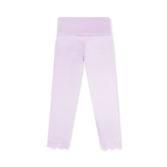 Sadie Scallop Legging - Petal Purple