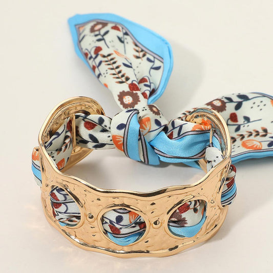 Hammered Scarf Bracelets