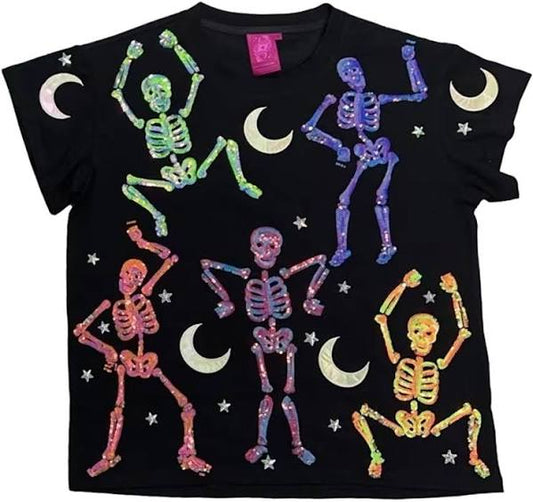 QOS Dancing Skeleton Tee